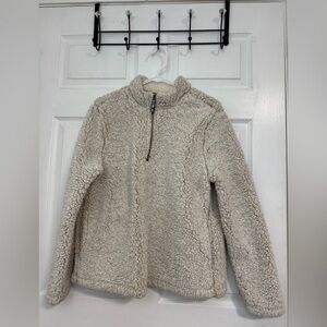Time and Tru Cream Sherpa Sweatshirt